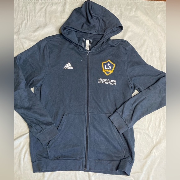 adidas Other - Adidas LA Galaxy Navy Zip-Up Jacket